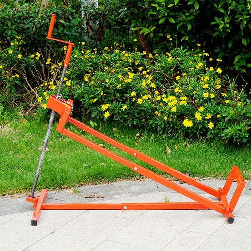 Ride lawn mower lift 400kg - on,