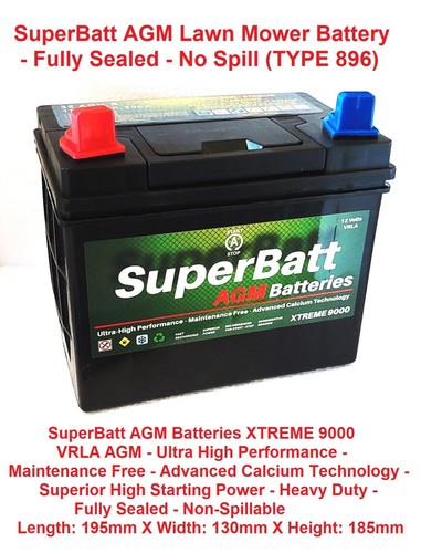 12v 32ah superbatt 32agmr - 12v,